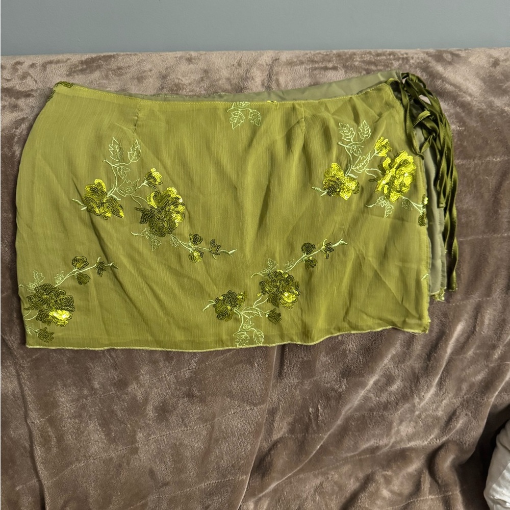 SHEIN Olive Green Skirt